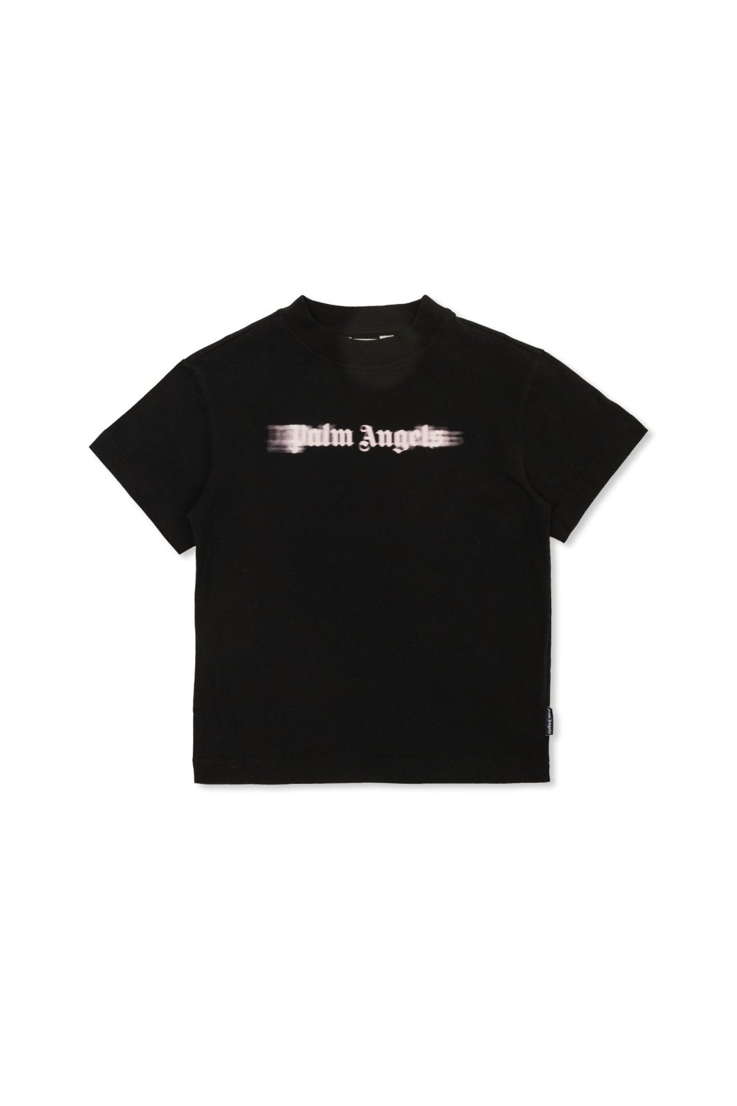 Palm Angels Kids Logo Printed Crewneck T-Shirt
