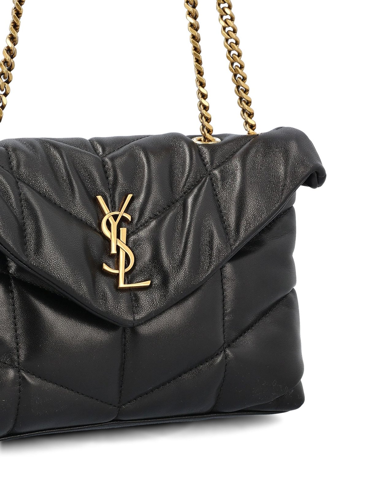 Saint Laurent Puffer Toy Quilted Shoulder Bag