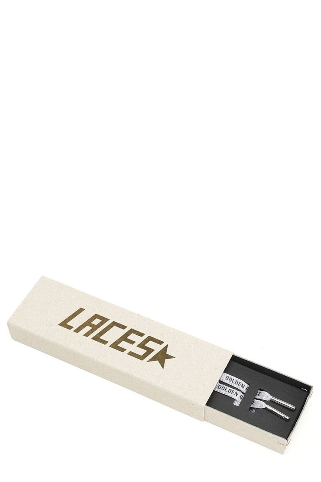 Golden Goose Deluxe Brand Logo Printed Lurex Laces