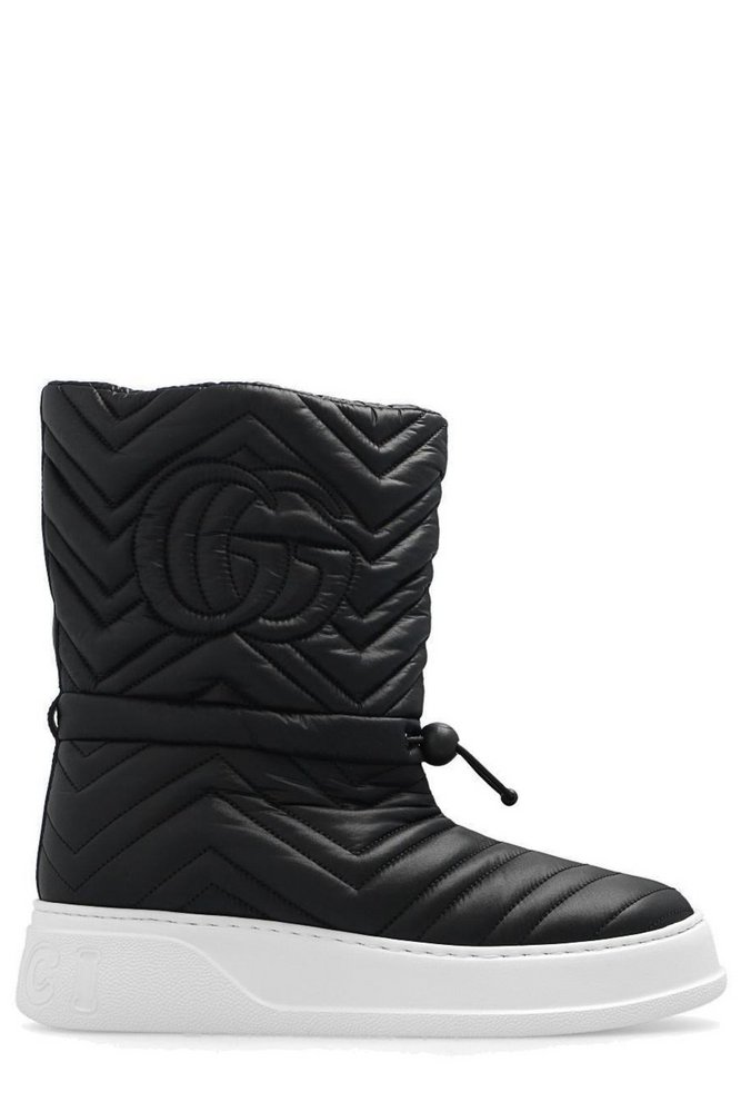 Gucci Padded Snow Boots In Black ModeSens
