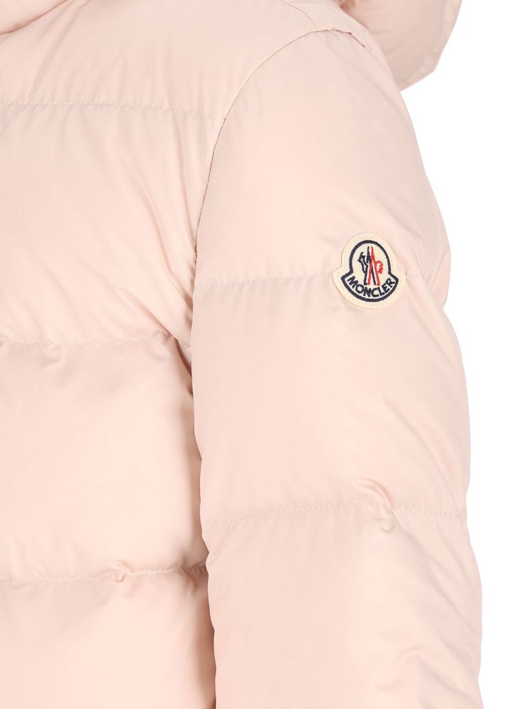 Moncler Enfant 지퍼 퀼팅 후드 자켓