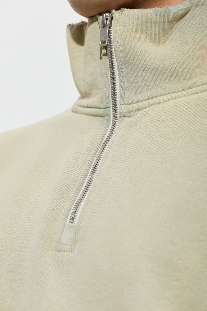 Rhude 하프 집업 로고 맨투맨