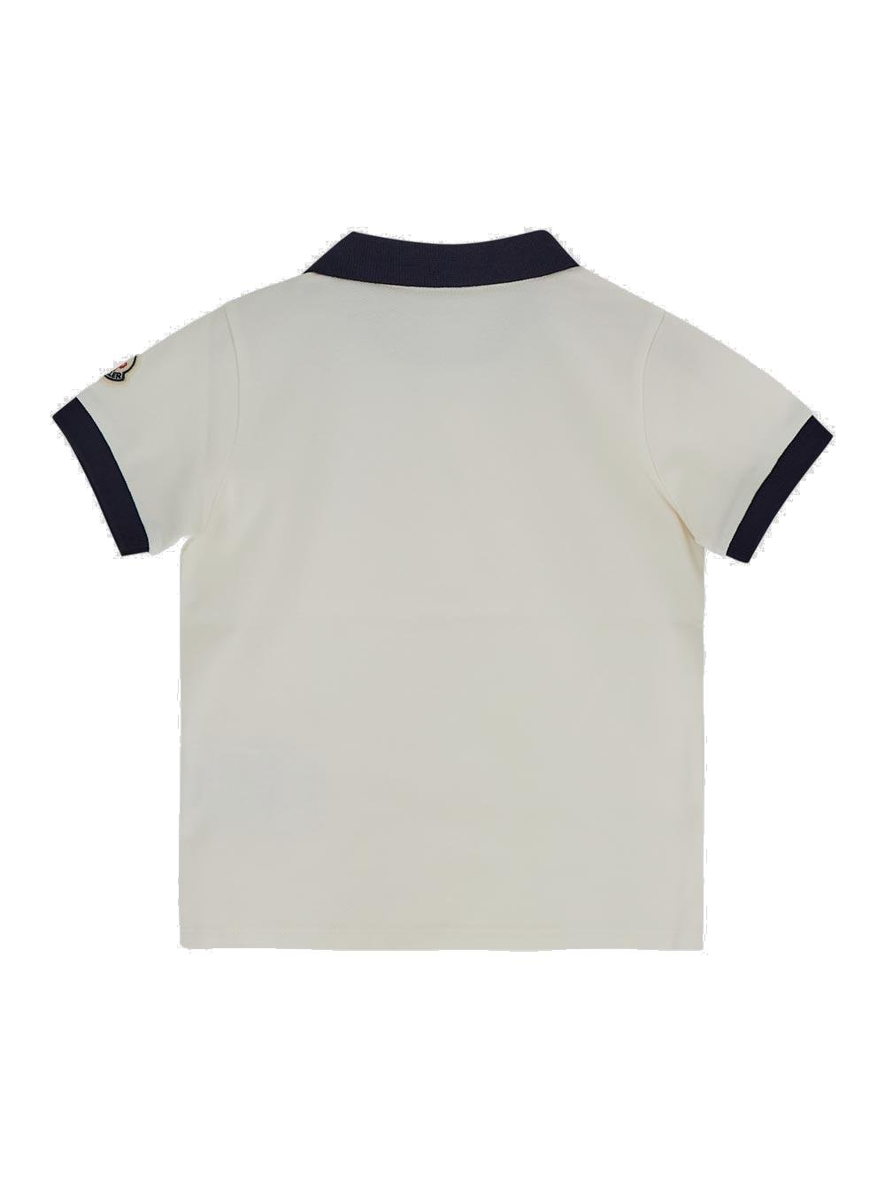 Moncler Enfant Logo-Patch Polo Shirt