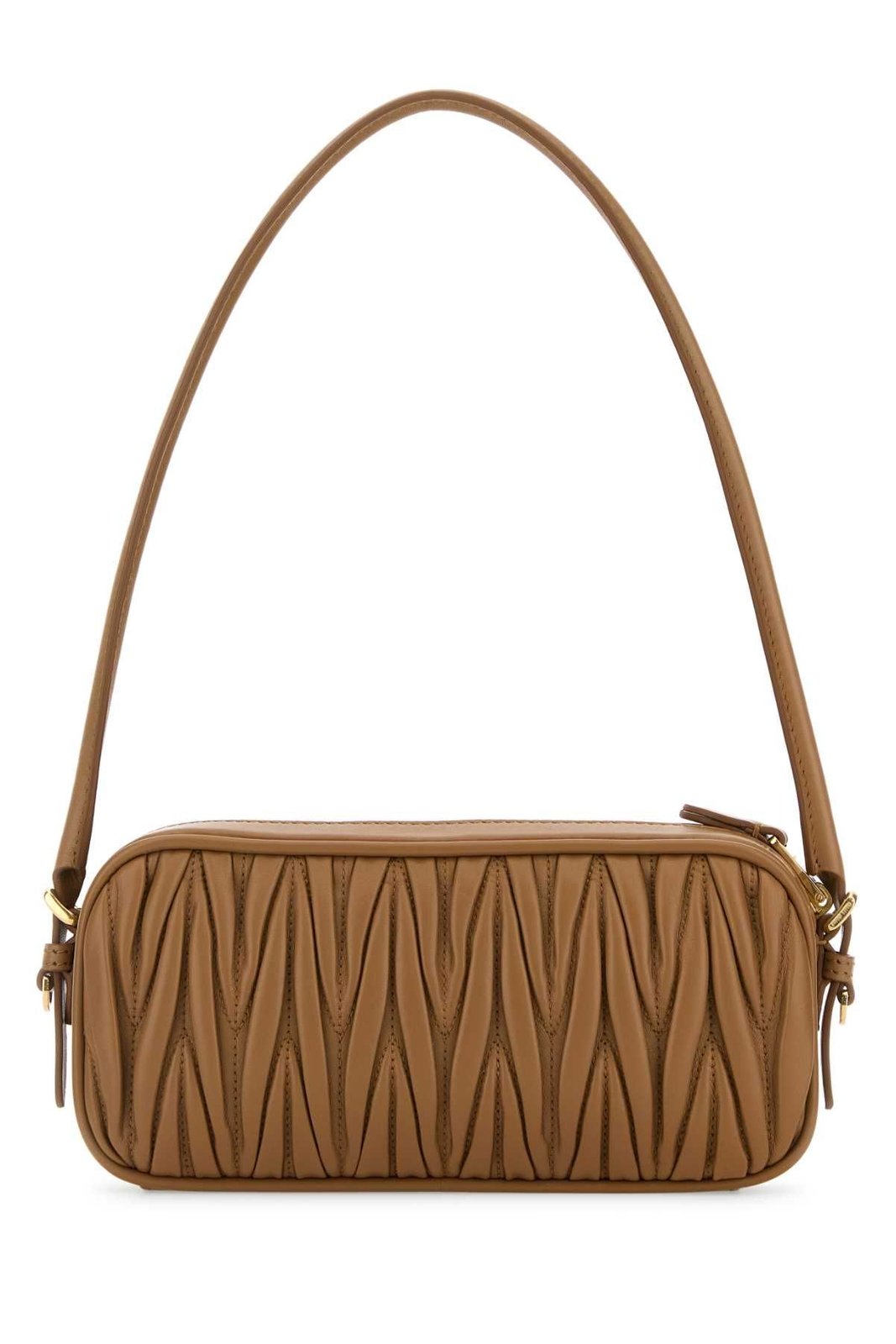 Miu Miu Logo-Lettering Zipped Shoulder Bag