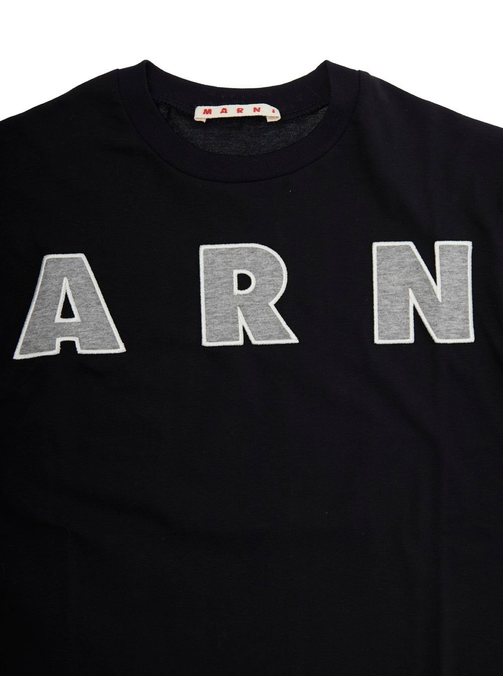 Marni Kids Logo-Appliqué Crewneck T-Shirt