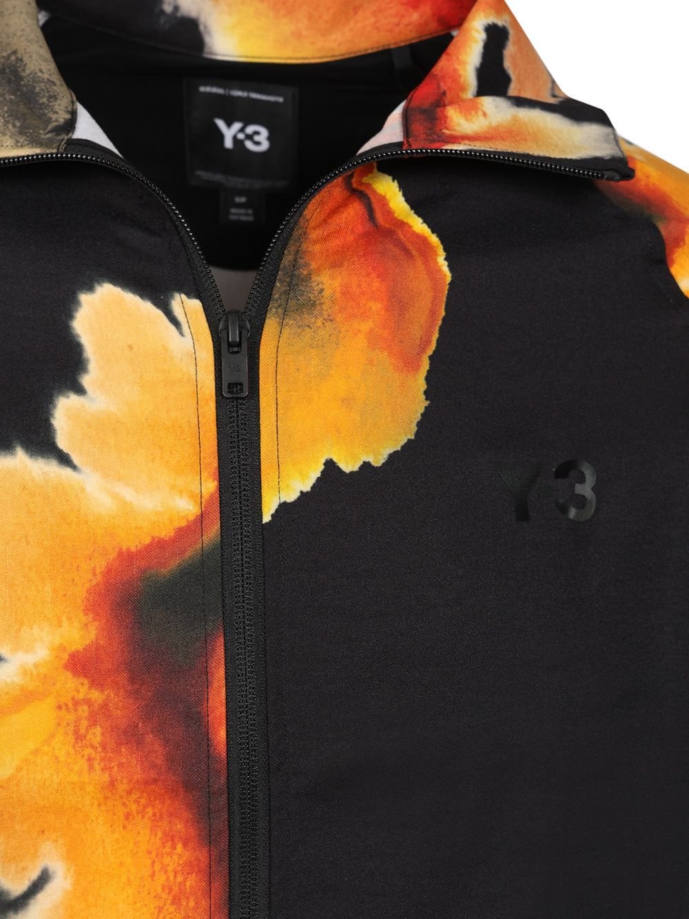 Y-3 Pattern-Printed Zipped Sweatshirt