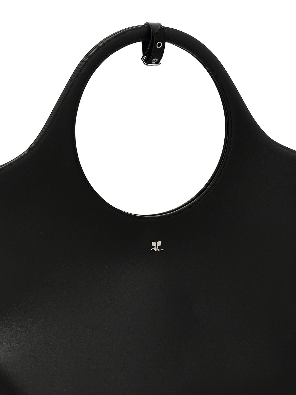 Courrèges Logo Plaque Large Holy Tote Bag