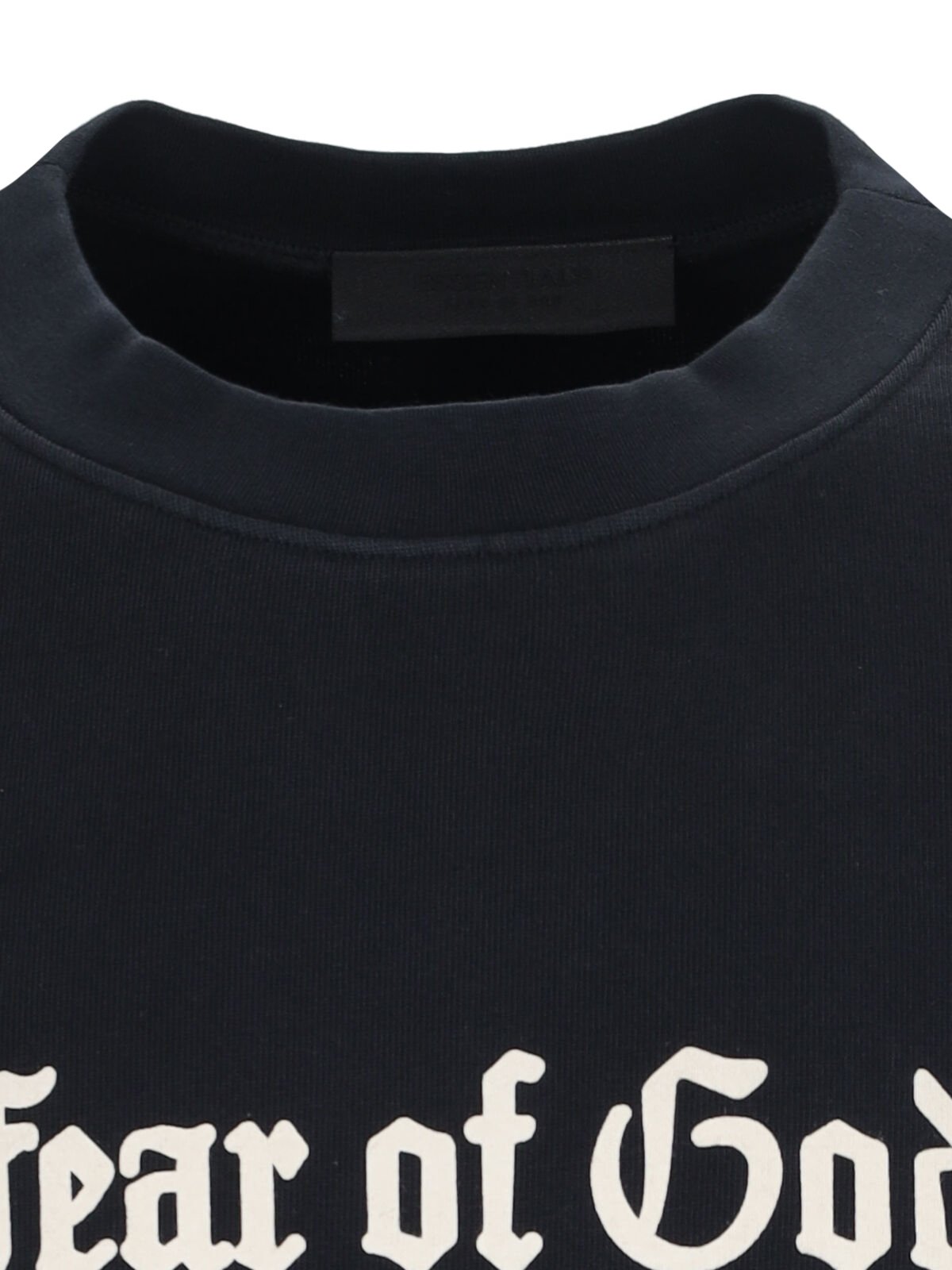 Fear Of God Essentials Logo Printed Crewneck T-Shirt