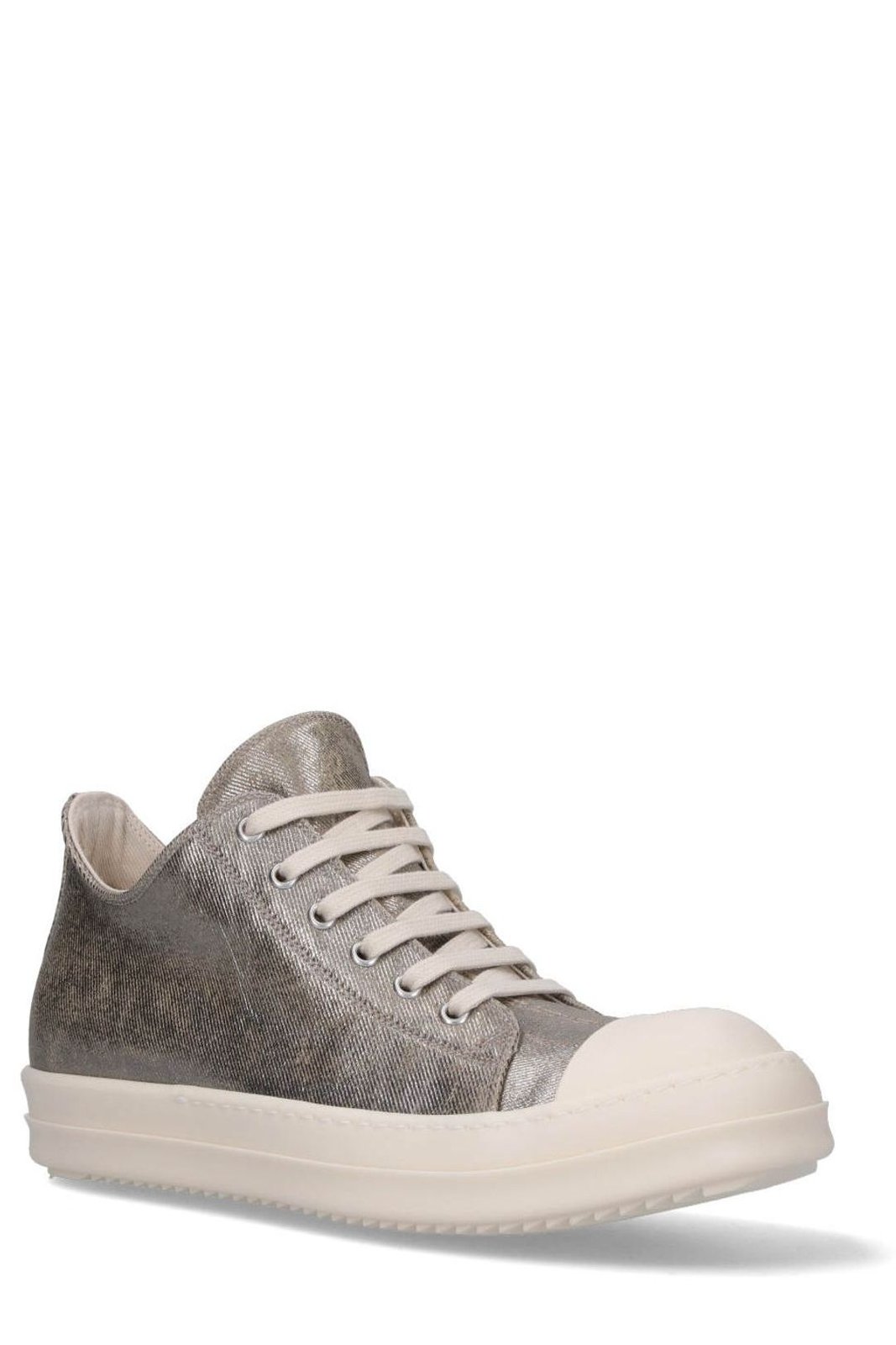 Rick Owens DRKSHDW Round Toe Lace-Up Sneakers