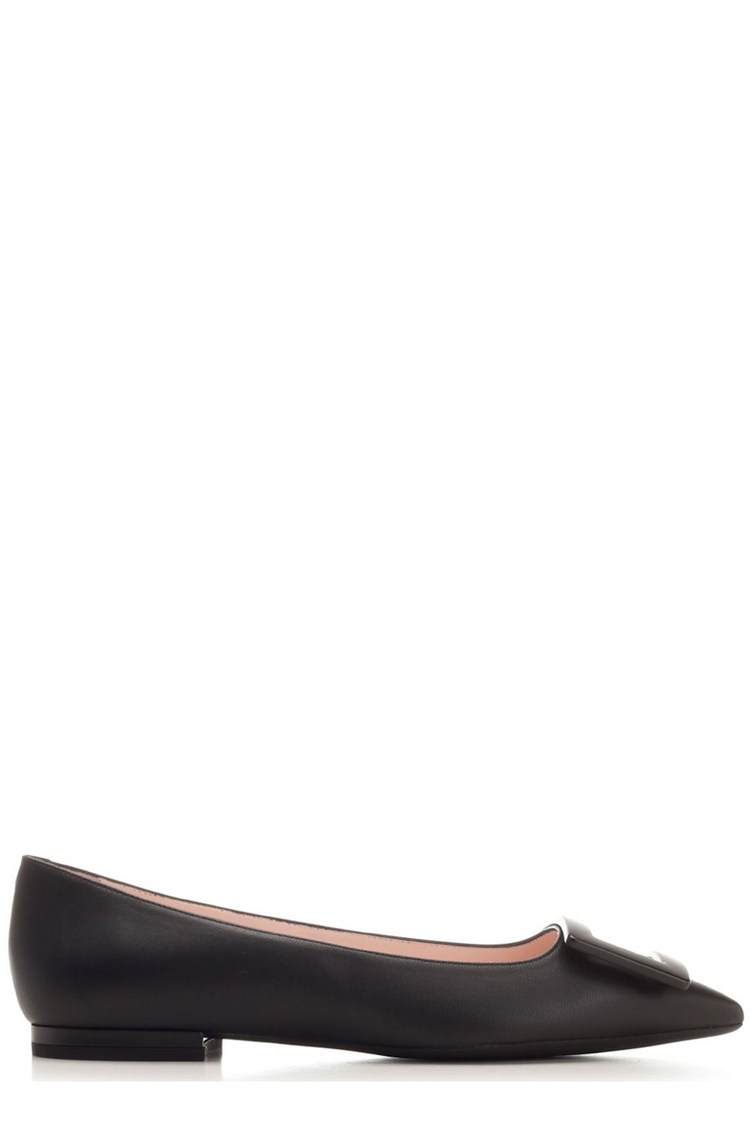 Roger Vivier Gommettine Pointed-Toe Flat Shoes