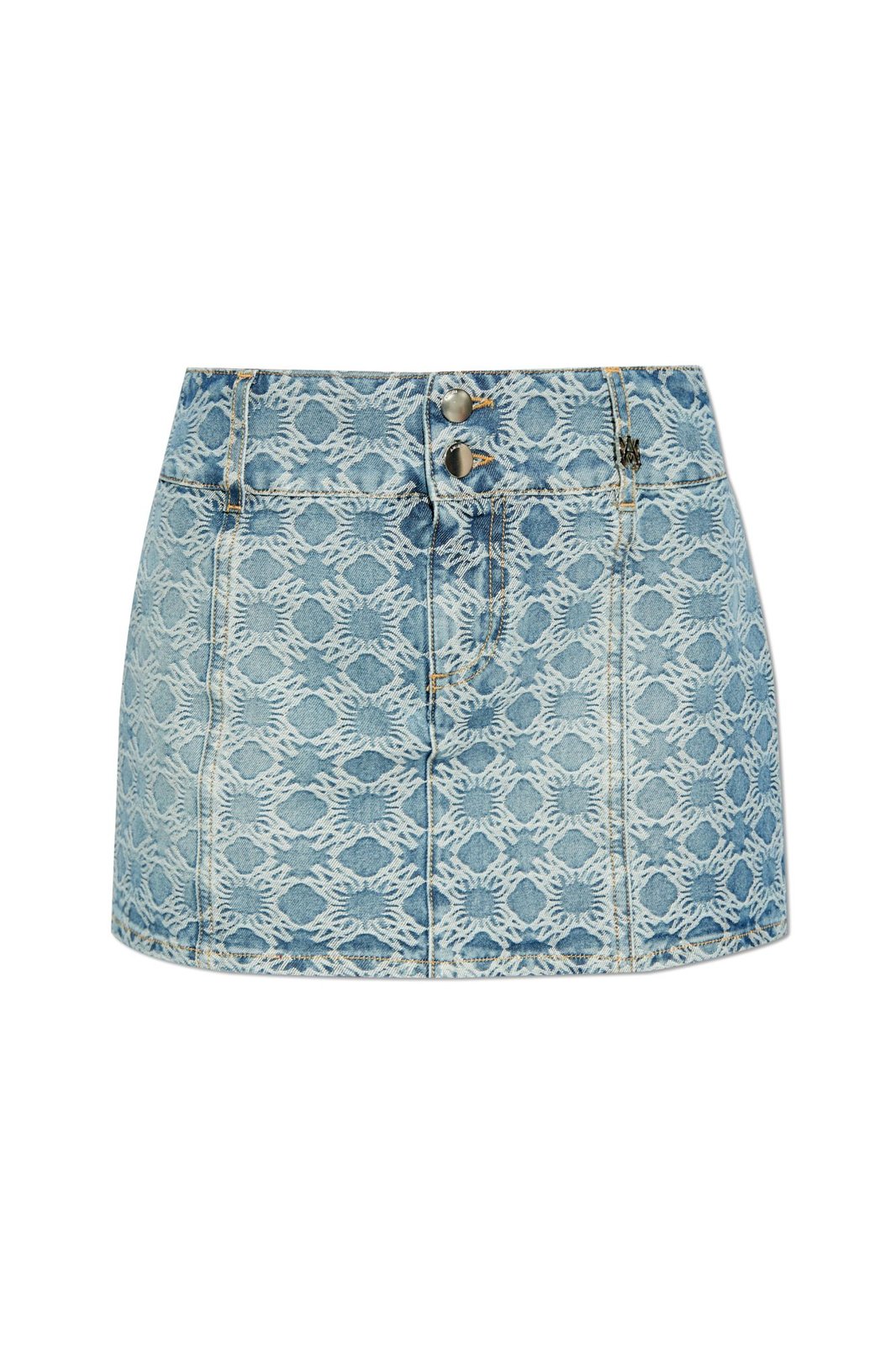 Amiri MA Mini Denim Skirt