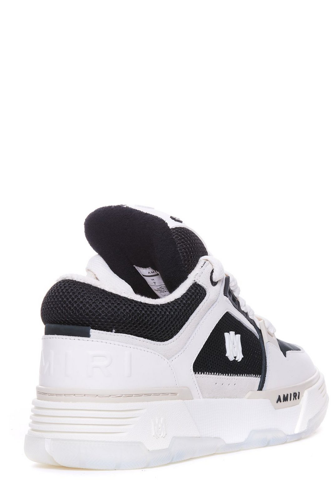 Amiri Round Toe Lace-Up Sneakers