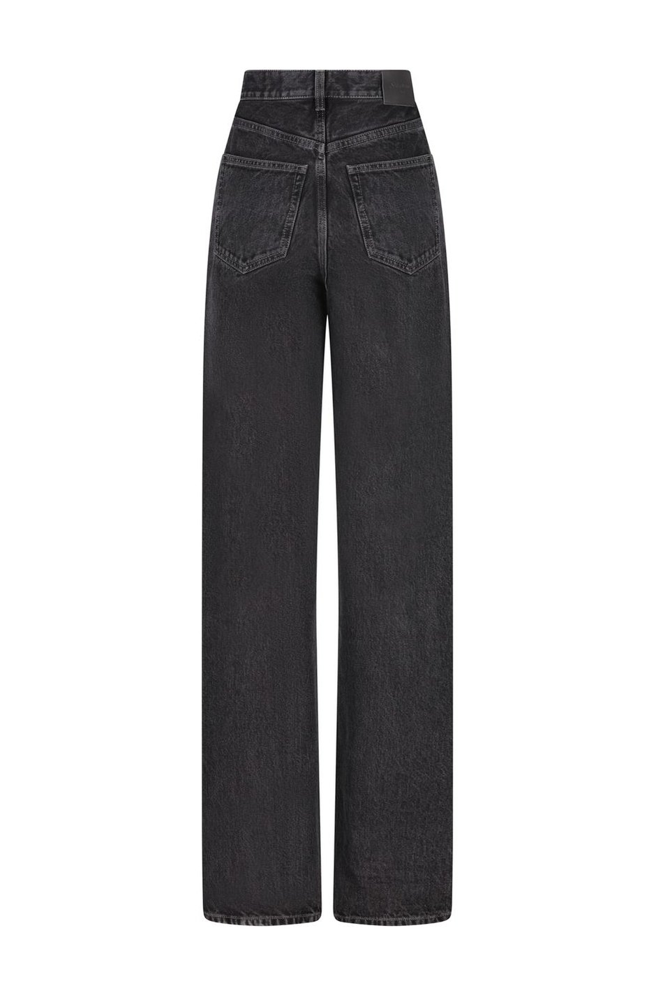 Saint Laurent V-Waist Long Baggy Jeans