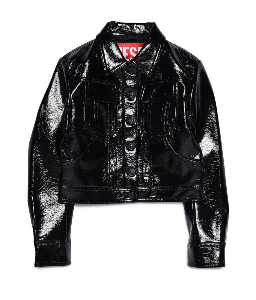 Diesel Kids Buttoned Long-Sleeved Cropped Jacket – Cettire