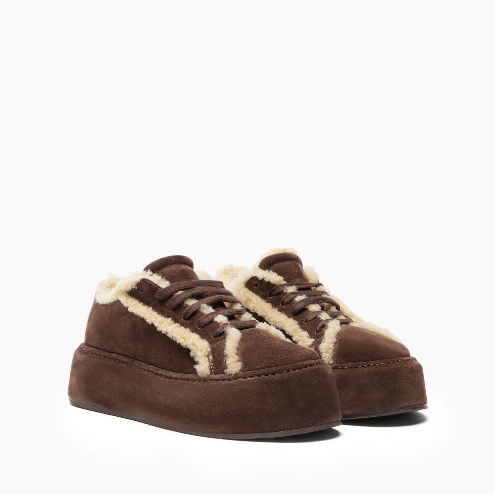 CASADEI 익스플로러 시어링 로우탑 스니커즈