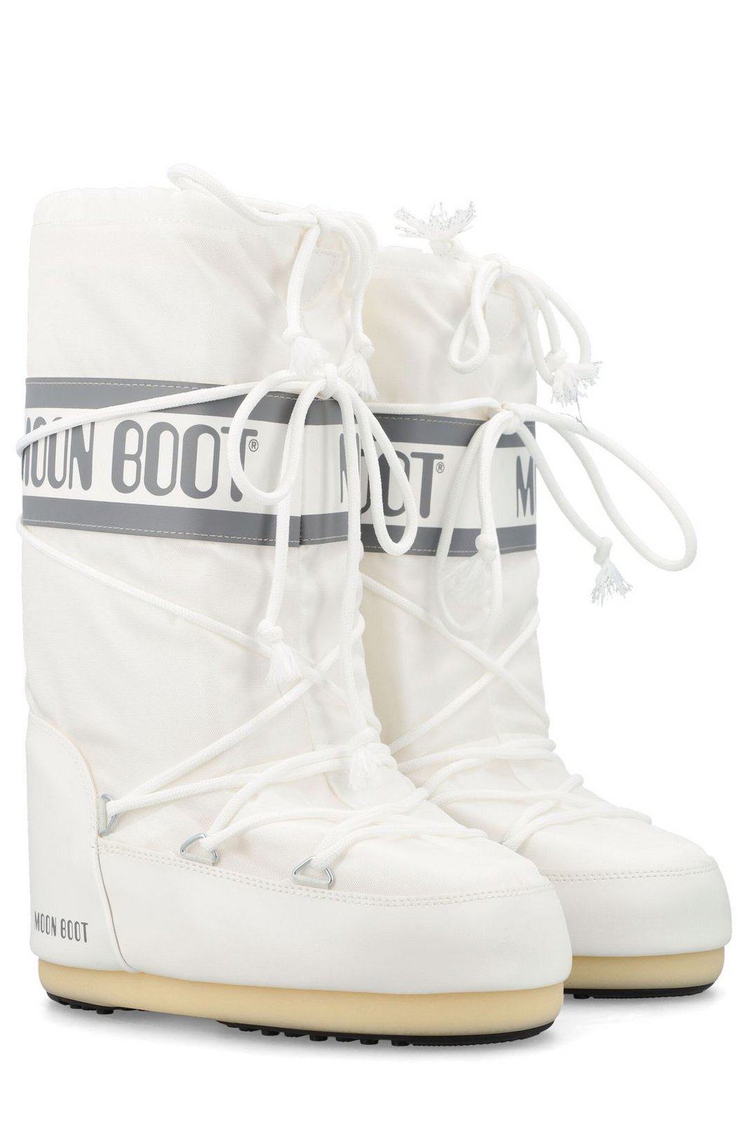 Moon Boot Icon Logo Printed Lace-Up Boots
