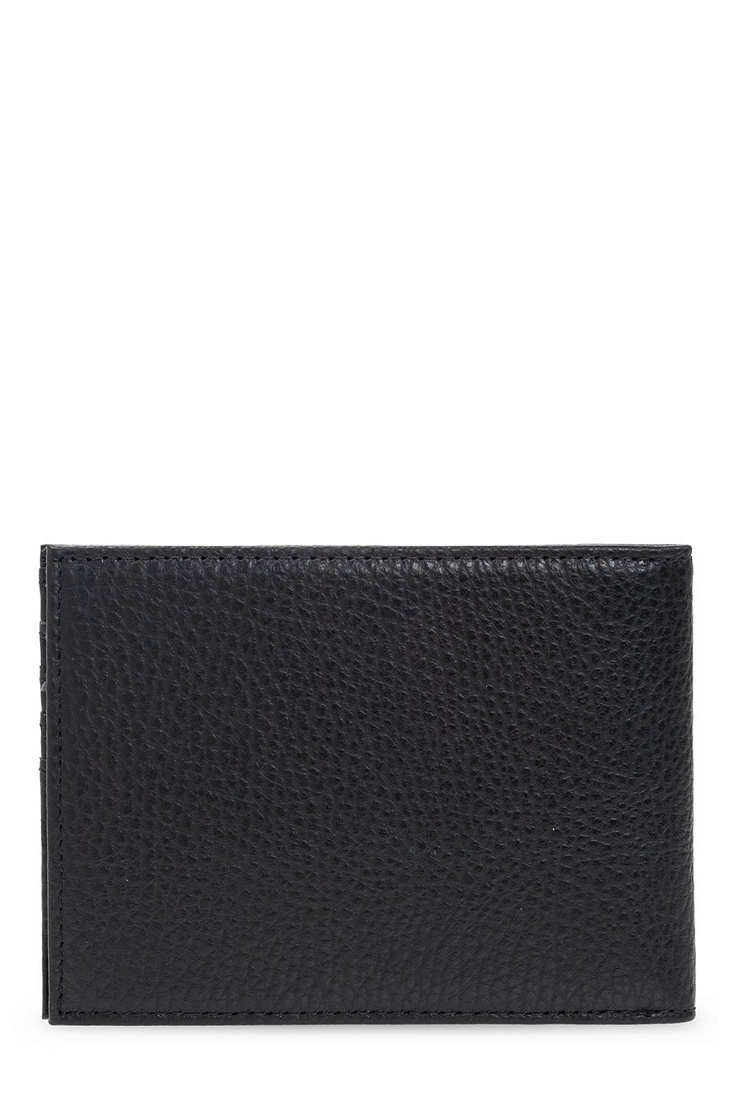 Emporio Armani Logo Lettering Bi-Fold Wallet And Keyring Set