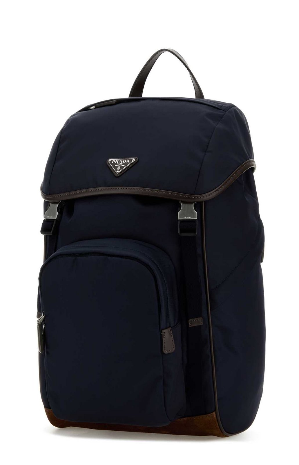 Prada Logo Plaque Backpack