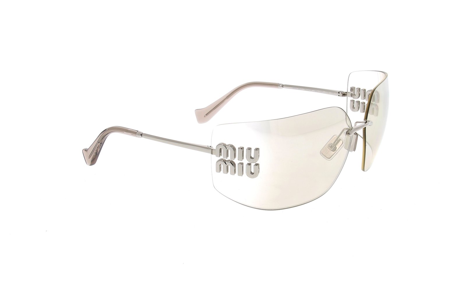 Miu Miu Eyewear Mauve Lenses Runway Sunglasses