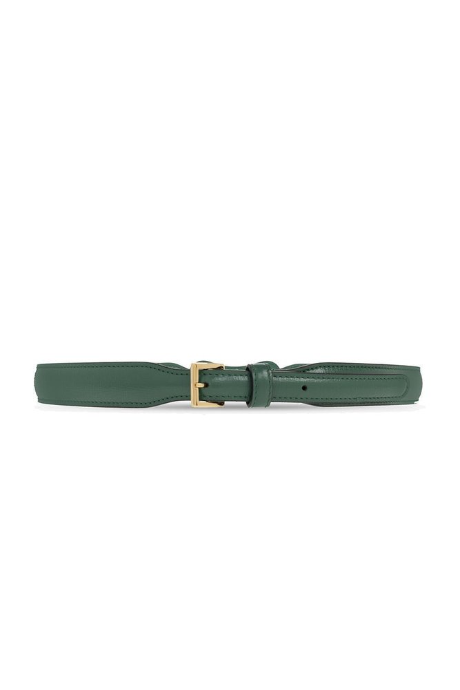 Gucci Horsebit Thin Belt In Green ModeSens
