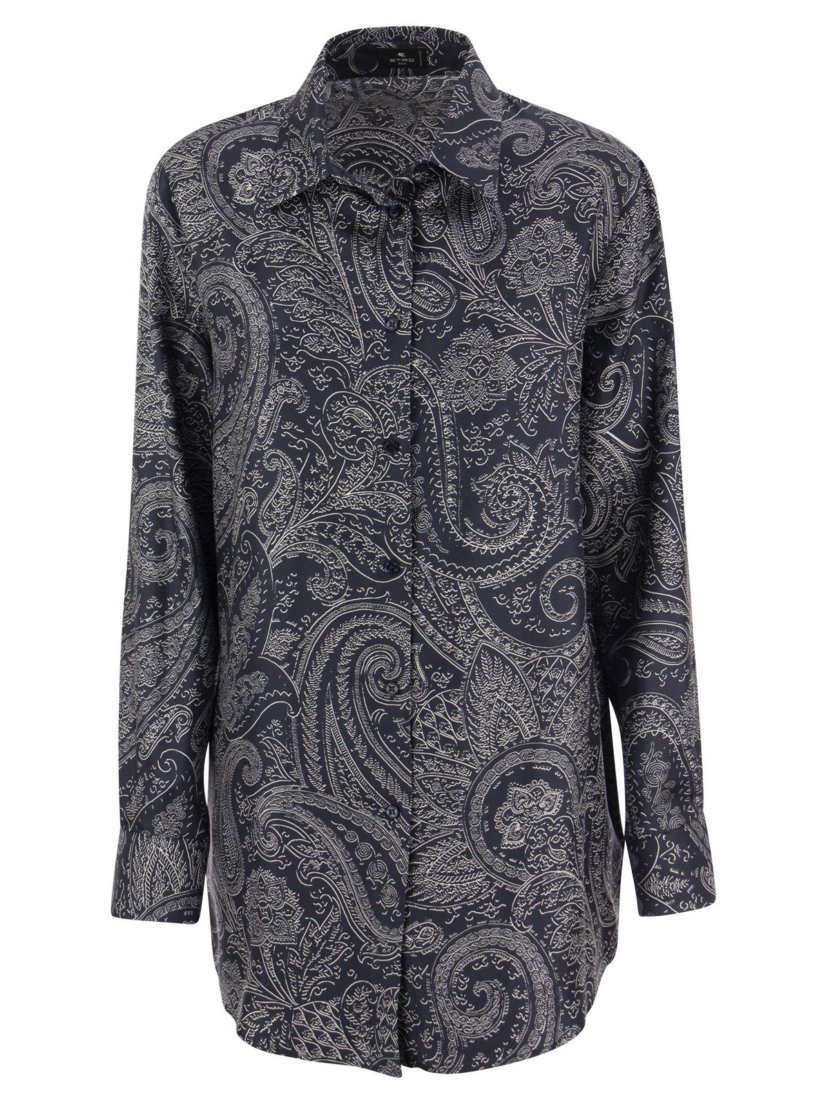 ETRO フローラル ペイズリー柄 ポロシャツ レディース 38