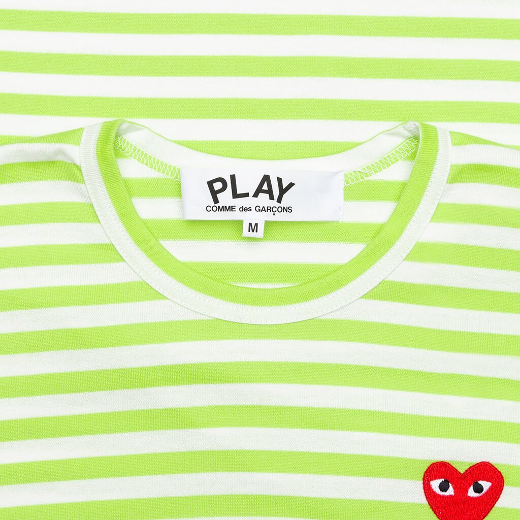Comme des Garçons Play Striped Crewneck T-Shirt