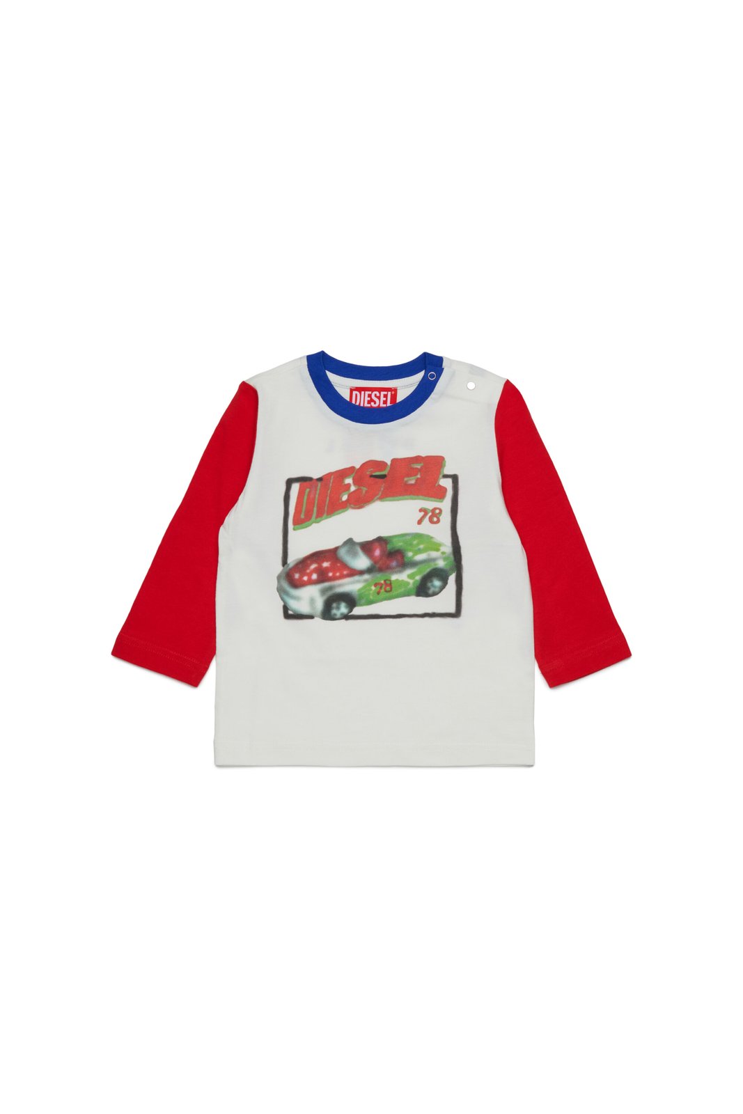 Diesel Kids Colorblock Long-Sleeved T-Shirt