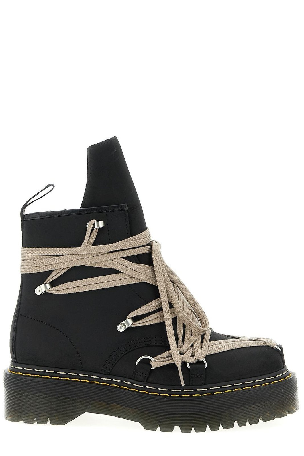 Rick Owens X Dr. Martens Lace-Up Ankle Boots