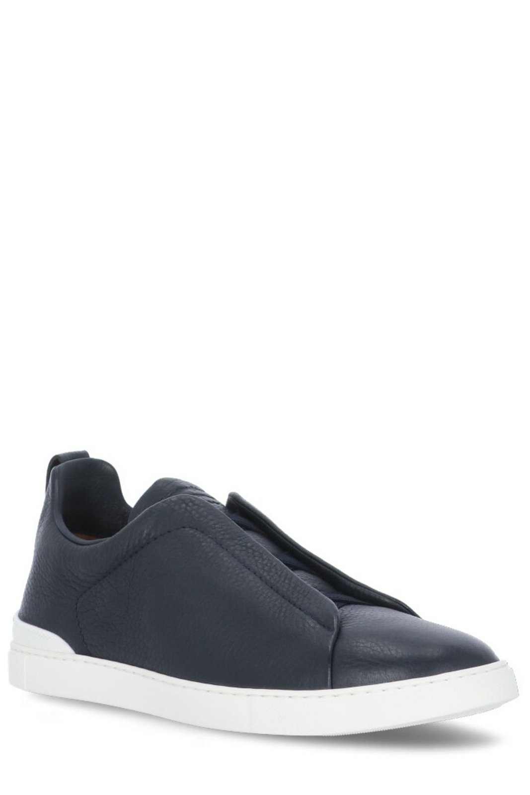 Zegna Triple Stitch Round Toe Sneakers