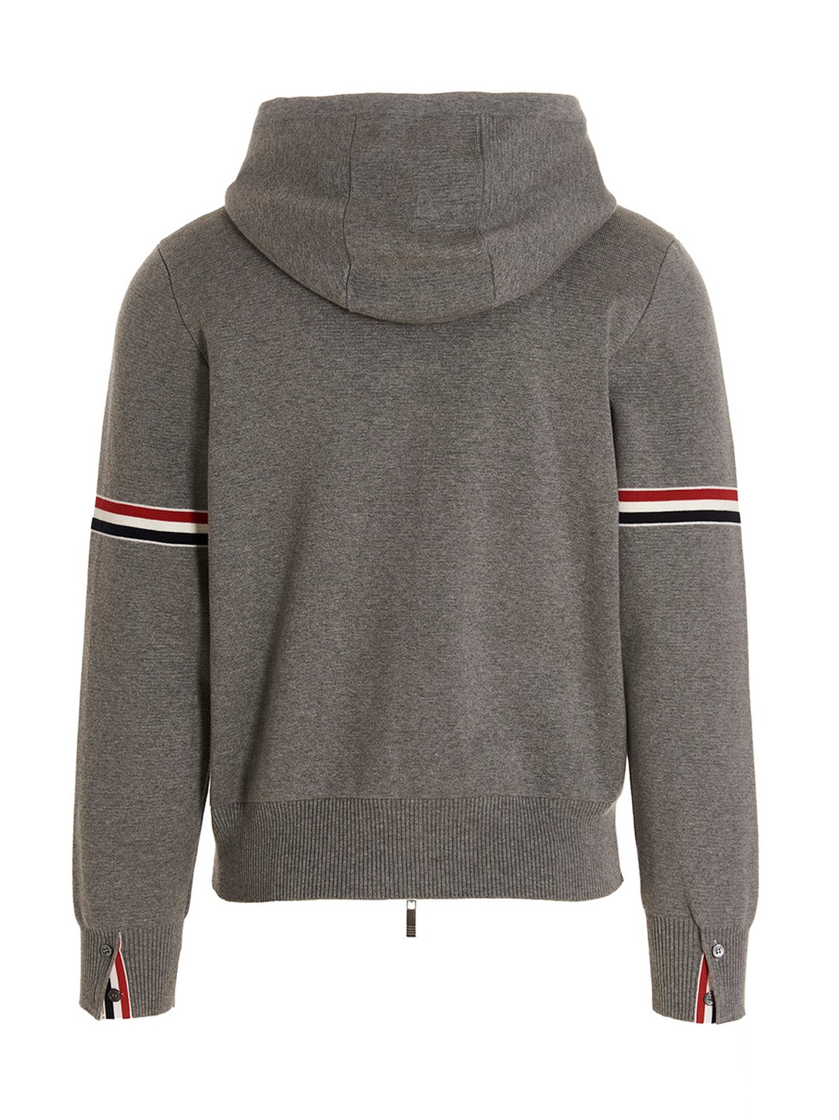 ■Thom Browne■Zip-Up Hoodie MKT008A Y3007 055 Cotton Milano Armband Hoodie | Thom Browne