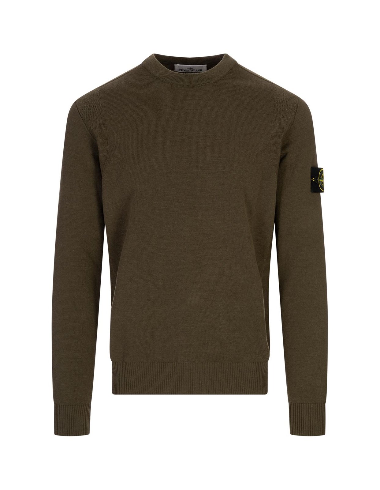 Stone Island Logo Patch Crewneck Jumper
