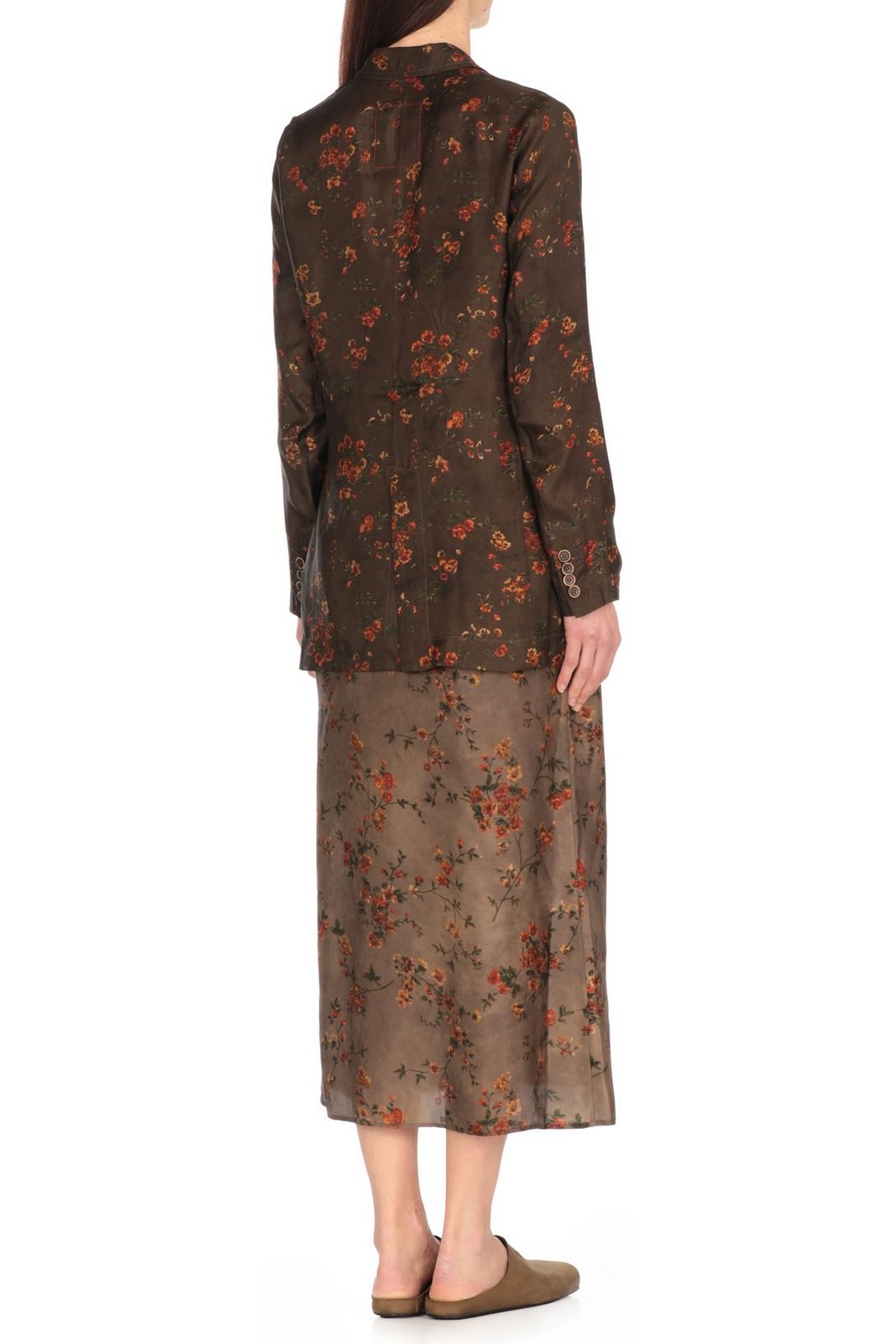 Uma Wang Khloe Floral Printed Jacket