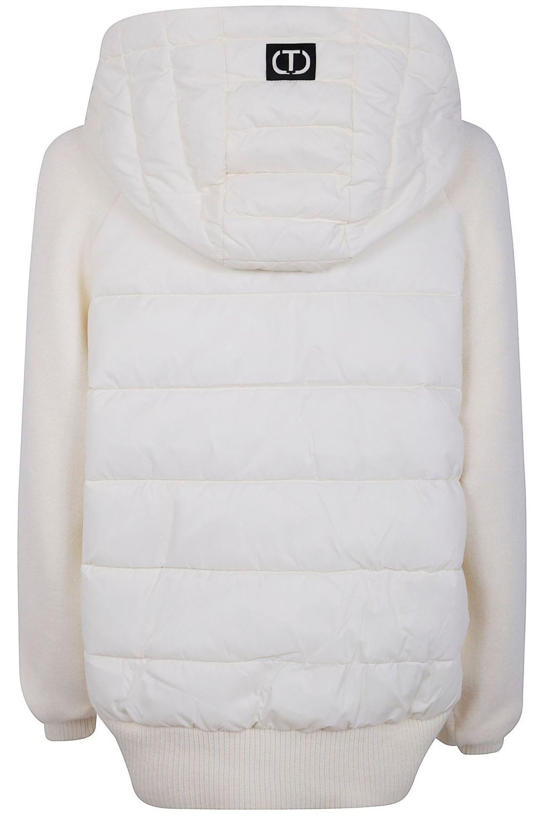 TWINSET Drawstring Hooded Down Jacket
