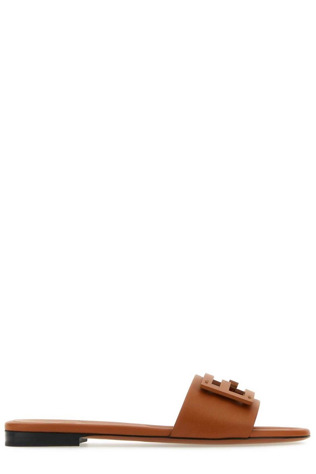 Fendi FF Logo Plaque Sandals