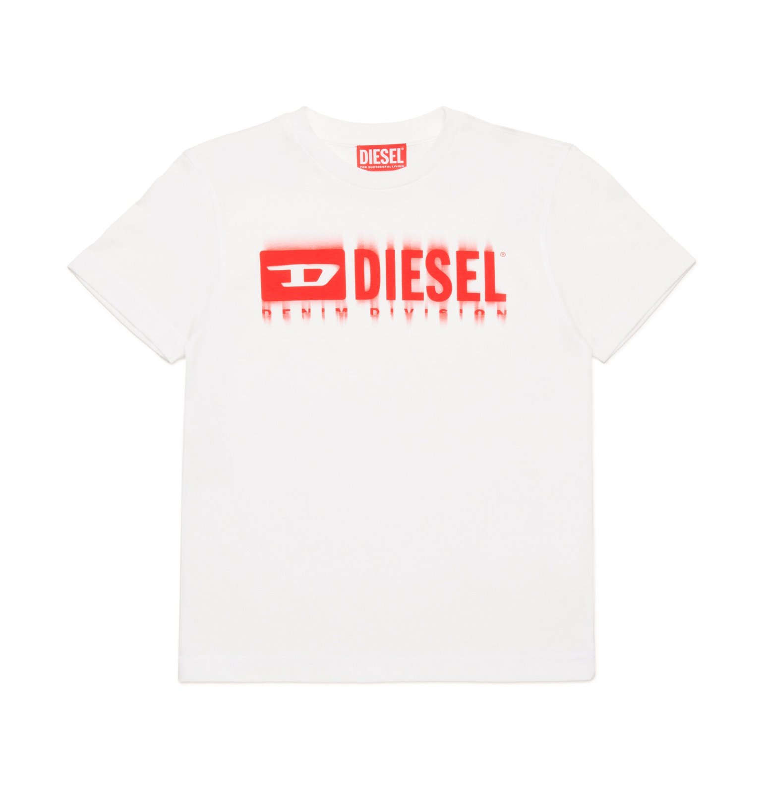 Diesel Kids Logo Printed Crewneck T-Shirt