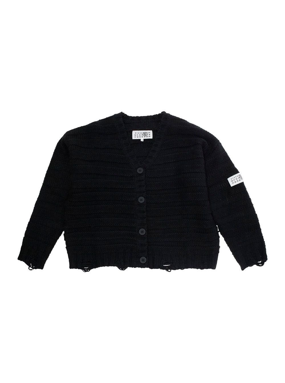 MM6 Maison Margiela Kids V-Neck Button-Up Cardigan