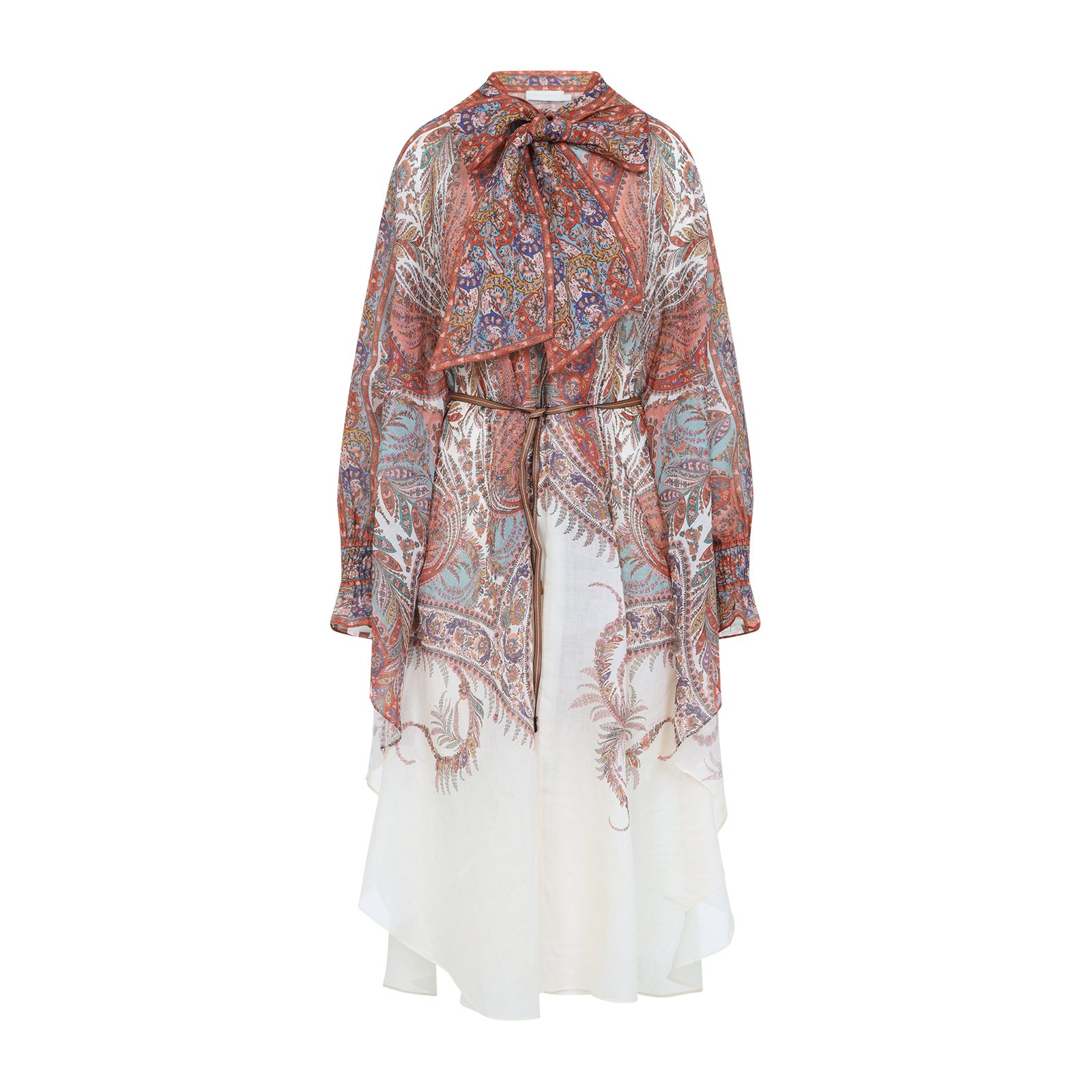 짐머만 리아논 벨트 미디 드레스 2877DSS251 CREAMPAISLEY