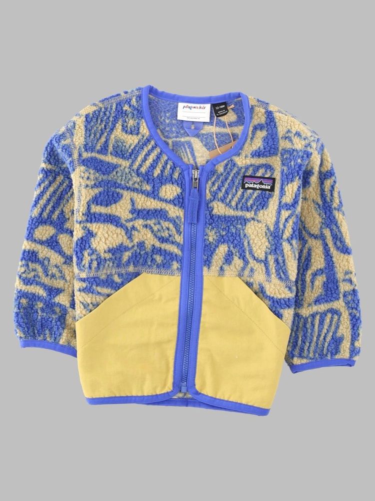 Patagonia Kids 패턴 플리스 아기 자켓