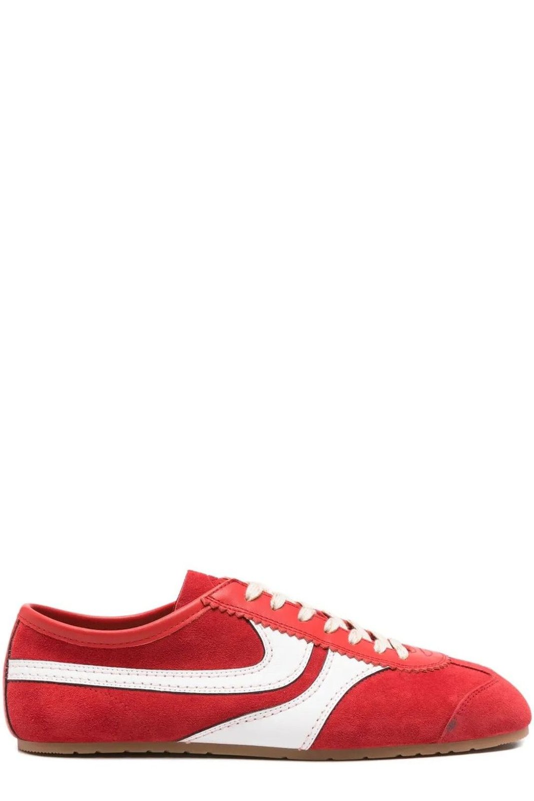 Dries Van Noten Round Toe Lace-Up Sneakers