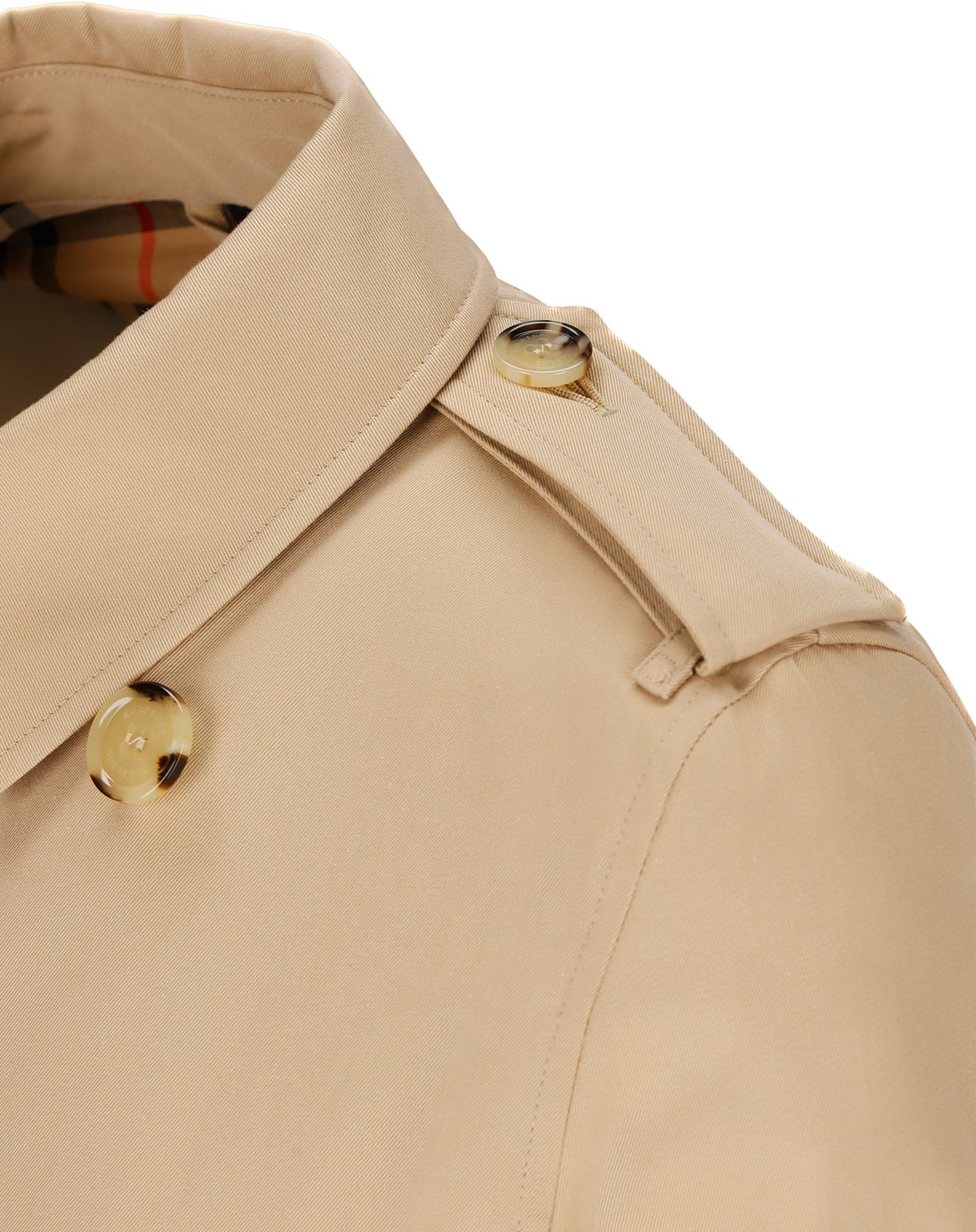 Burberry Kids Garbadine Belted Trench Coat