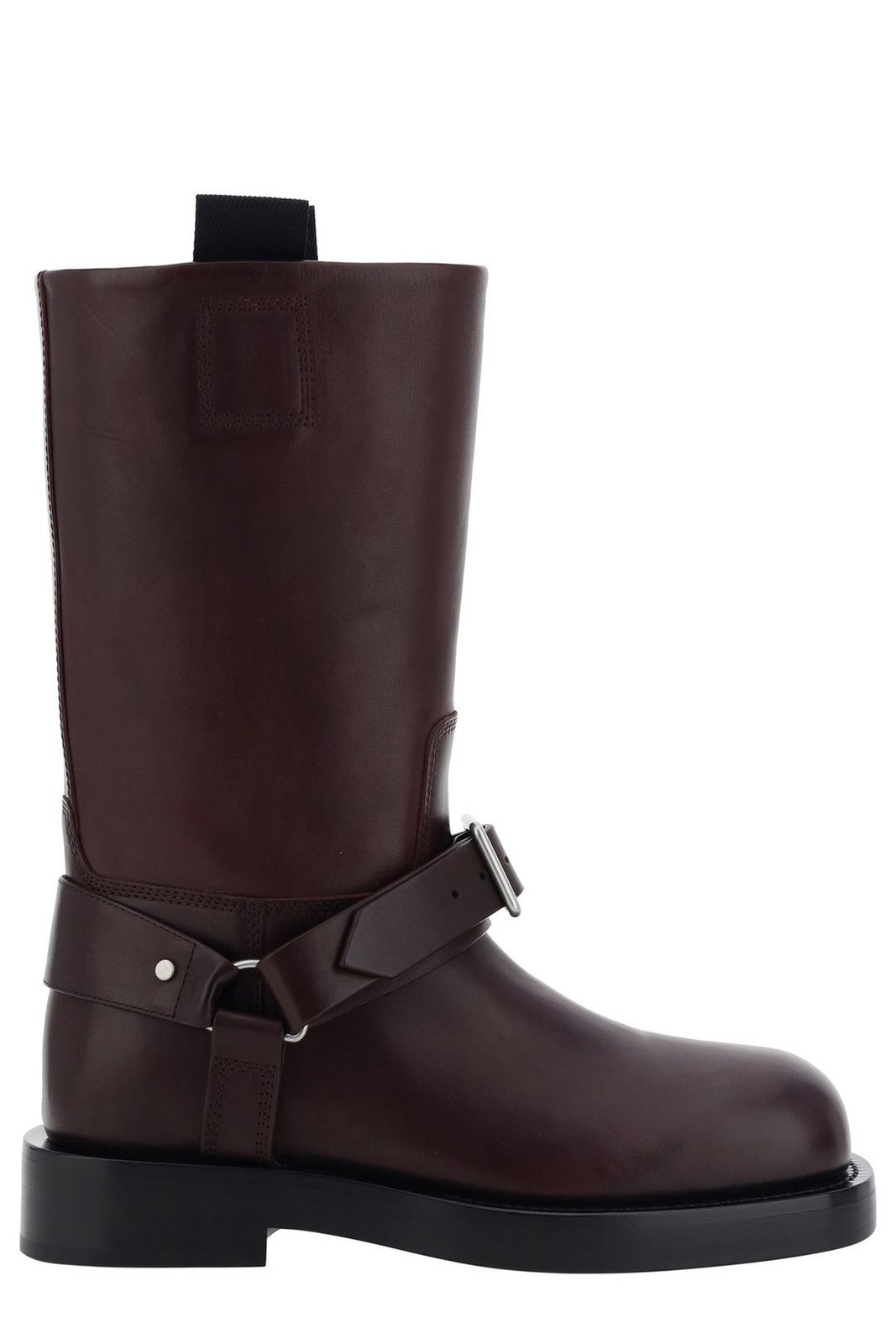 버버리 새들 버클 라운드 토 부츠 8077375 A1302