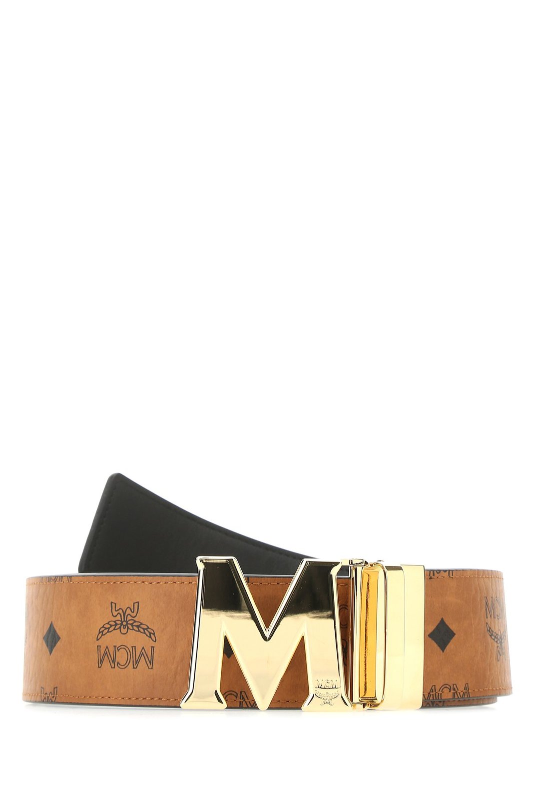 MCM Visetos Logo Buckle Belt