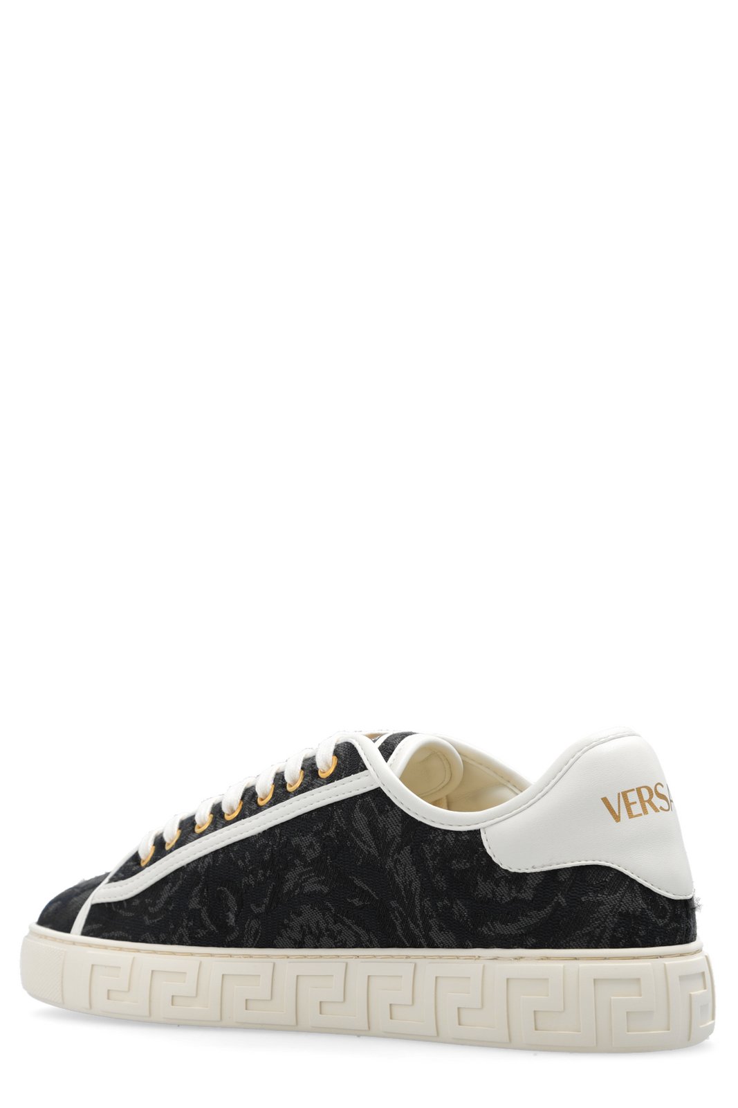 Versace Barocco Greca Lace-Up Sneakers