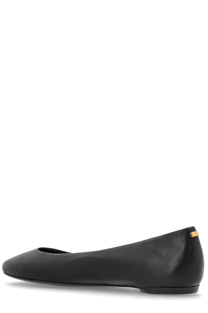 LANVIN 라운드 토 발레 플랫
