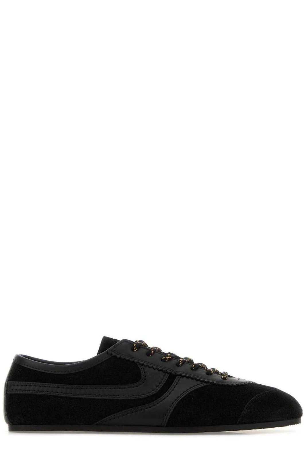 Dries Van Noten Round Toe Lace-Up Sneakers
