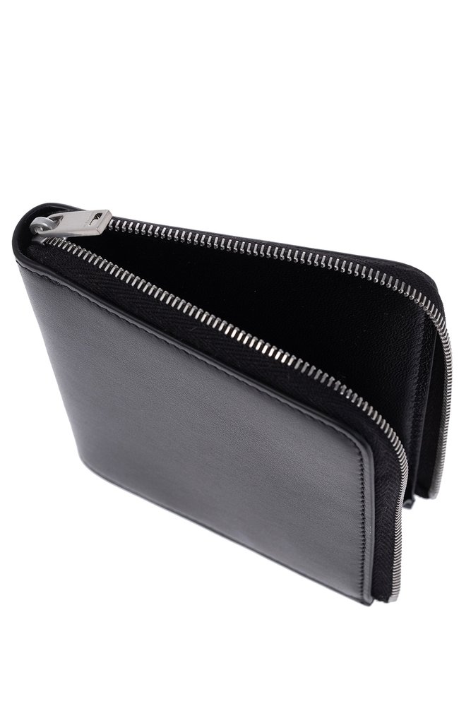 Jil Sander ロゴエンボス ジップ付きウォレット – Cettire