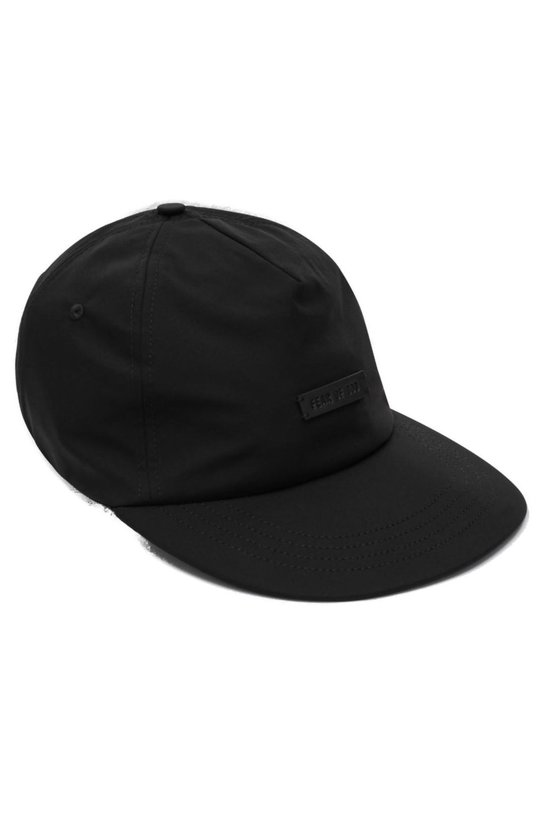 Fear of God Logo-Patch Flat Brim Baseball Cap
