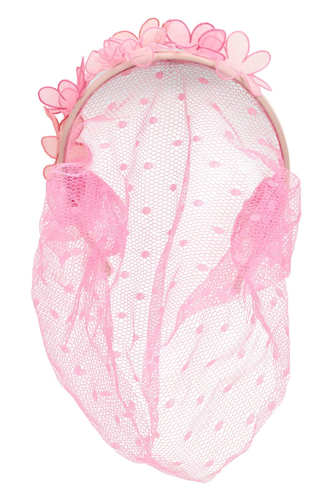 레드발렌티노 메시 플로럴 디테일 헤어밴드 UQ2J0B86YMJ N17