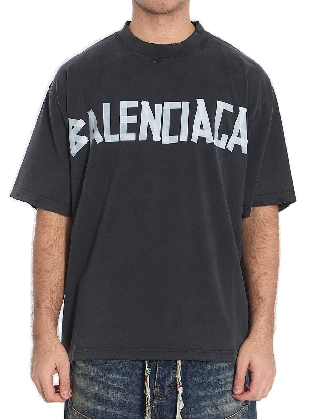 Balenciaga Tape Type Crewneck T-Shirt