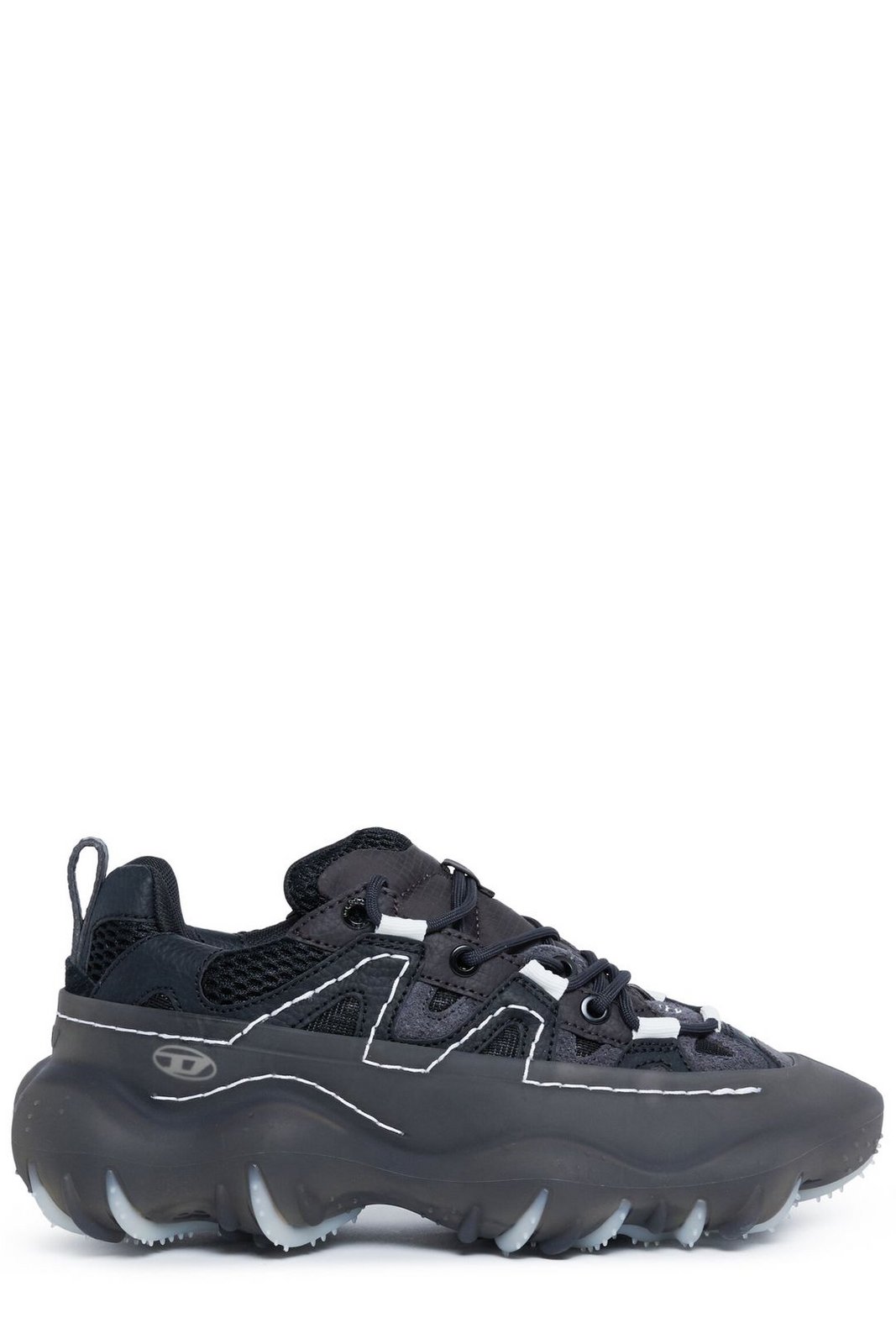 Diesel Kids S-Prototype Round Toe Lace-Up Sneakers